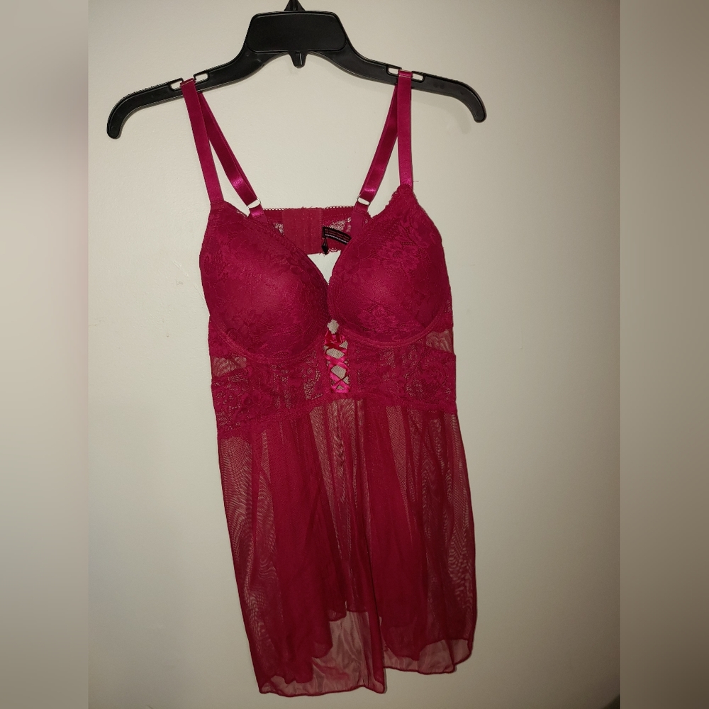 Babydoll dark fuscha